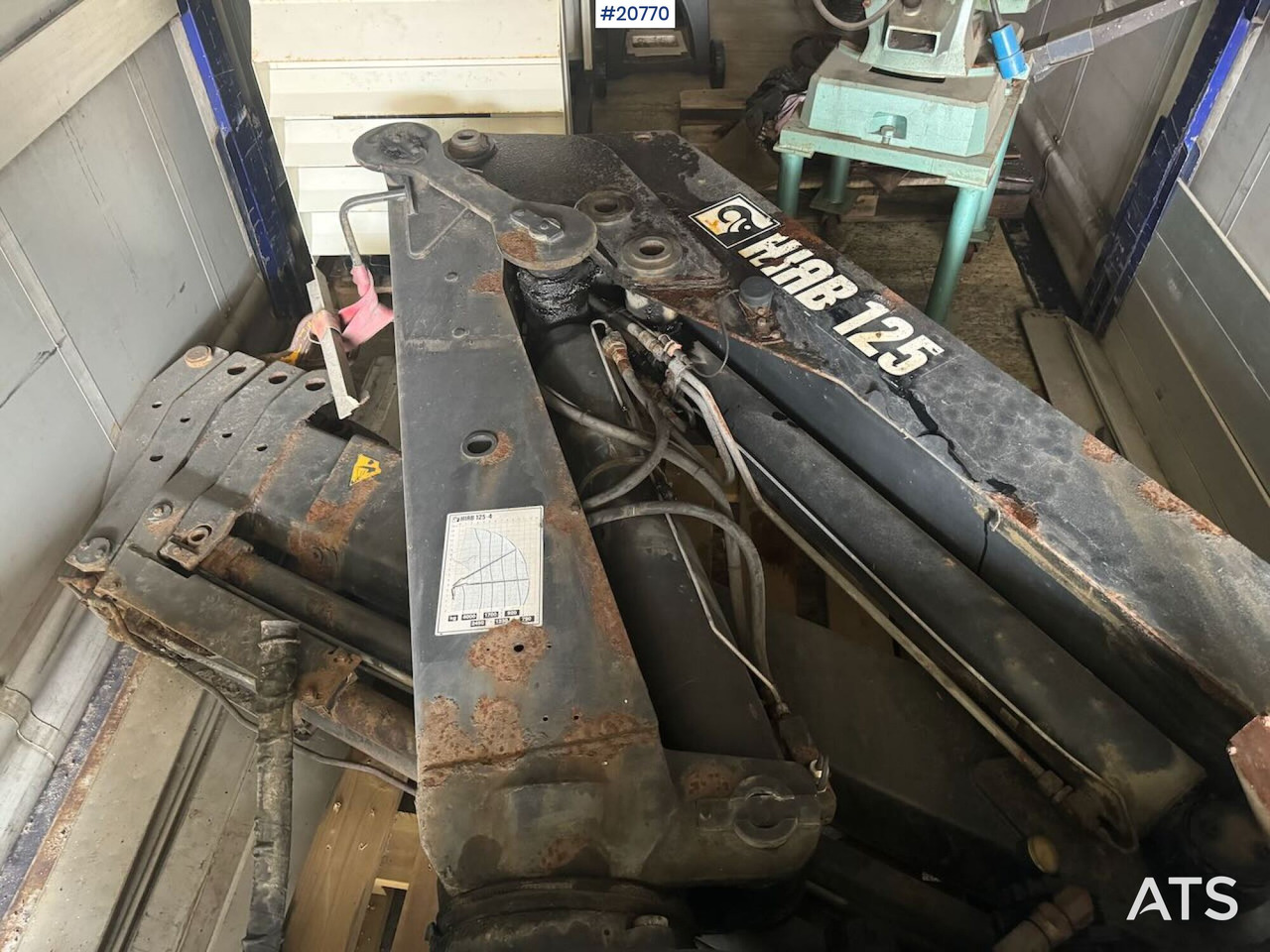 Hiab 125-4 - Кран за камион: снимка 3 Hiab 125-4 - Кран за камион: снимка 3