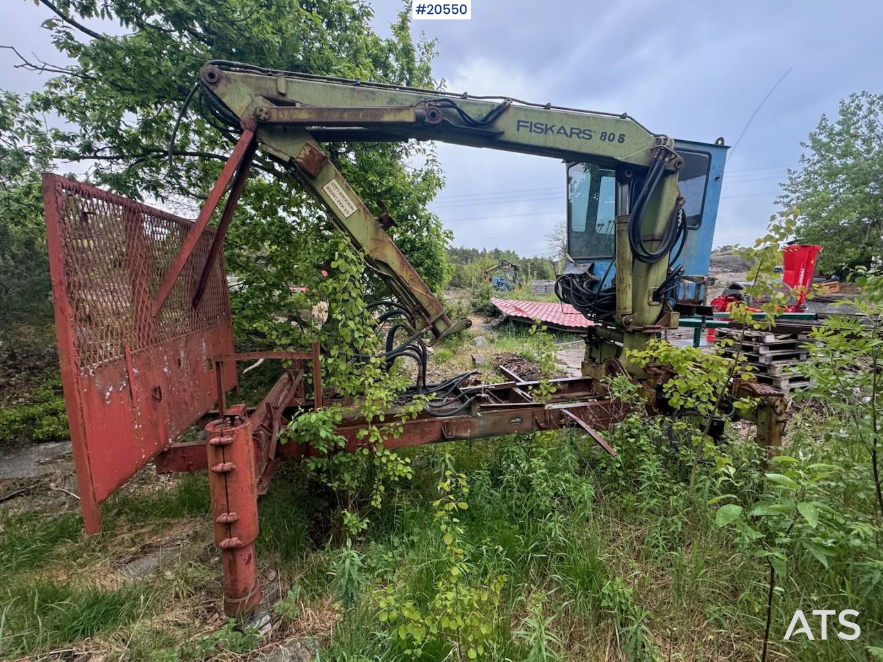 Hiab Fiskars 80S - Кран за камион за Строителна техника: снимка 4 Hiab Fiskars 80S - Кран за камион за Строителна техника: снимка 4
