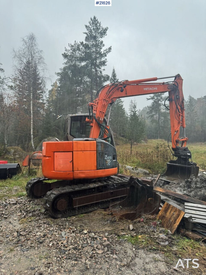 Hitachi ZX85 US Beltegraver m/ 2 skuffer SE VIDEO - Верижен багер: снимка 1 Hitachi ZX85 US Beltegraver m/ 2 skuffer SE VIDEO - Верижен багер: снимка 1