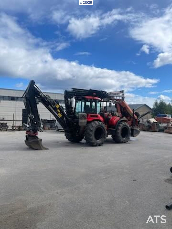 Huddig 1260C Traktorgraver m/ Palfinger kran, Lift, rototilt og skuffe - Багер-товарач: снимка 5 Huddig 1260C Traktorgraver m/ Palfinger kran, Lift, rototilt og skuffe - Багер-товарач: снимка 5