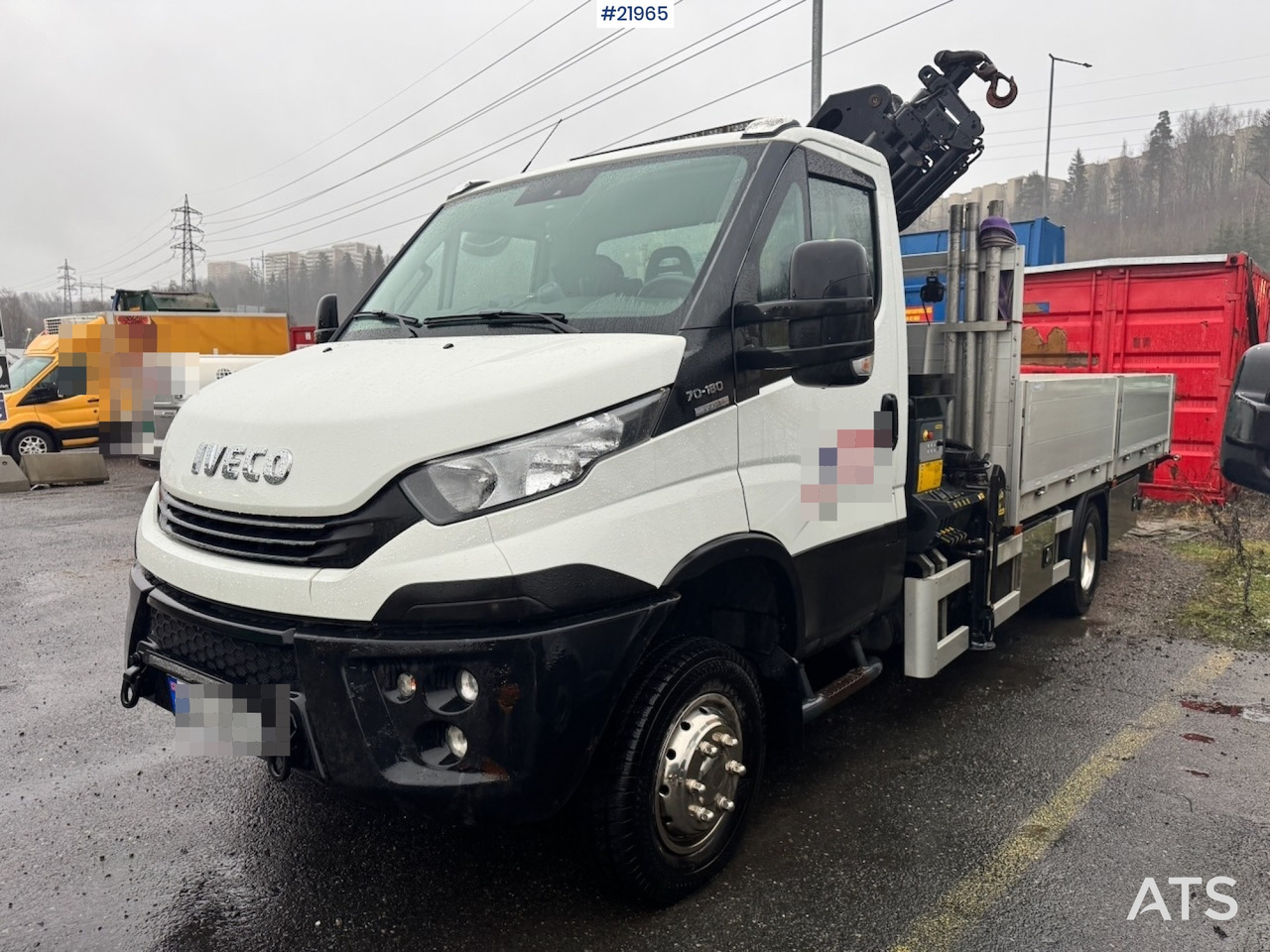 Iveco 70w - Камион с кран: снимка 2 Iveco 70w - Камион с кран: снимка 2
