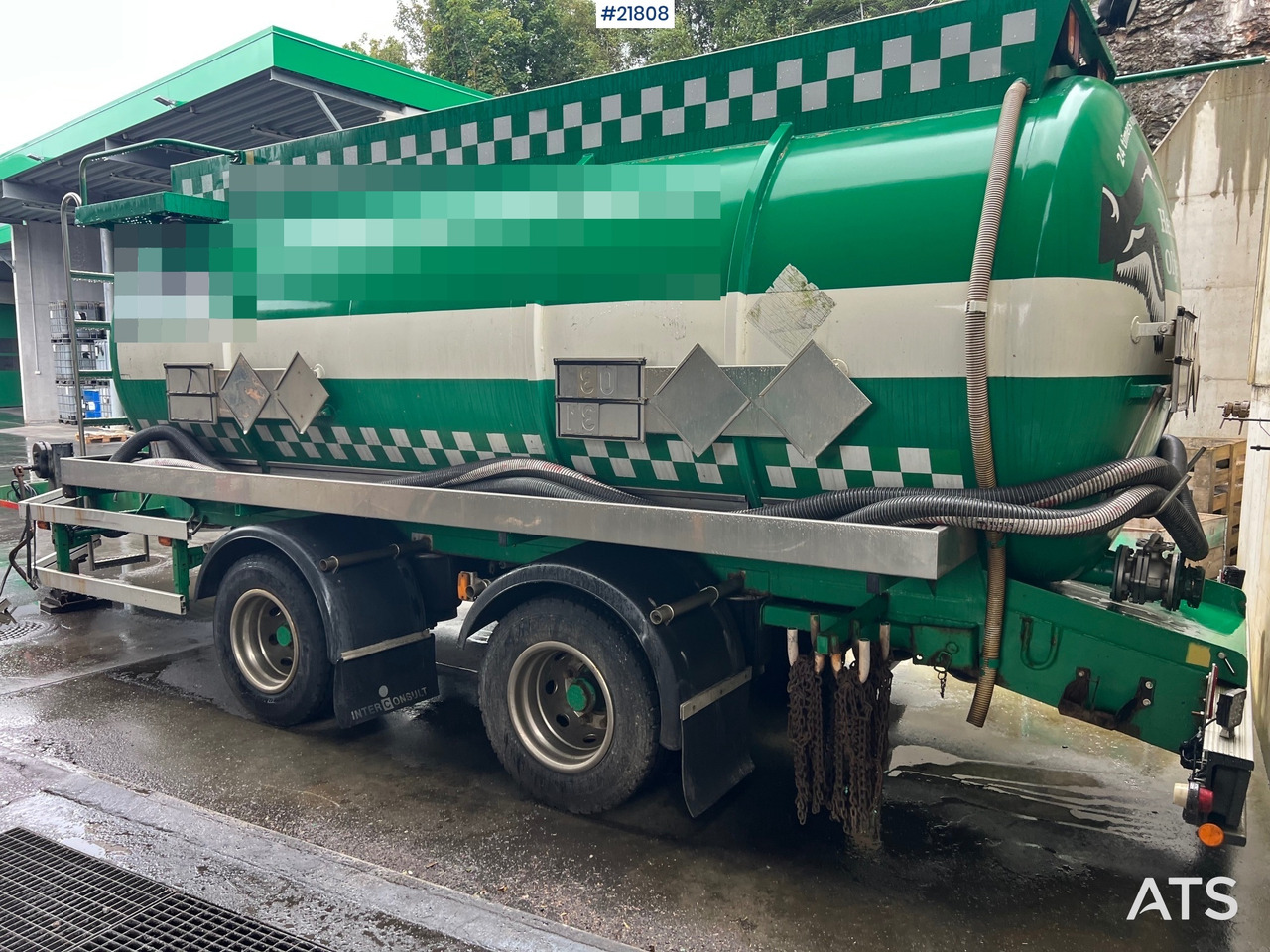 Jyki 2002 jyki ts2-15cr 2 akslet tankhenger rep.objekt - Ремарке цистерна: снимка 2 Jyki 2002 jyki ts2-15cr 2 akslet tankhenger rep.objekt - Ремарке цистерна: снимка 2