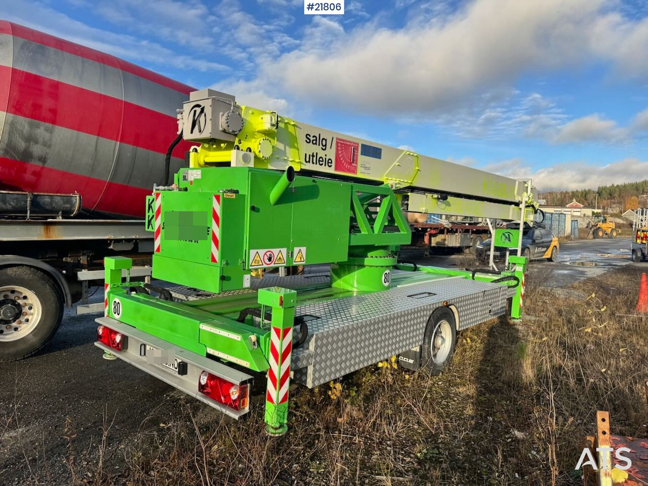 Klaas K21-30 Byggekran. 340 timer! - Самоиздигащ се кулокран: снимка 3 Klaas K21-30 Byggekran. 340 timer! - Самоиздигащ се кулокран: снимка 3