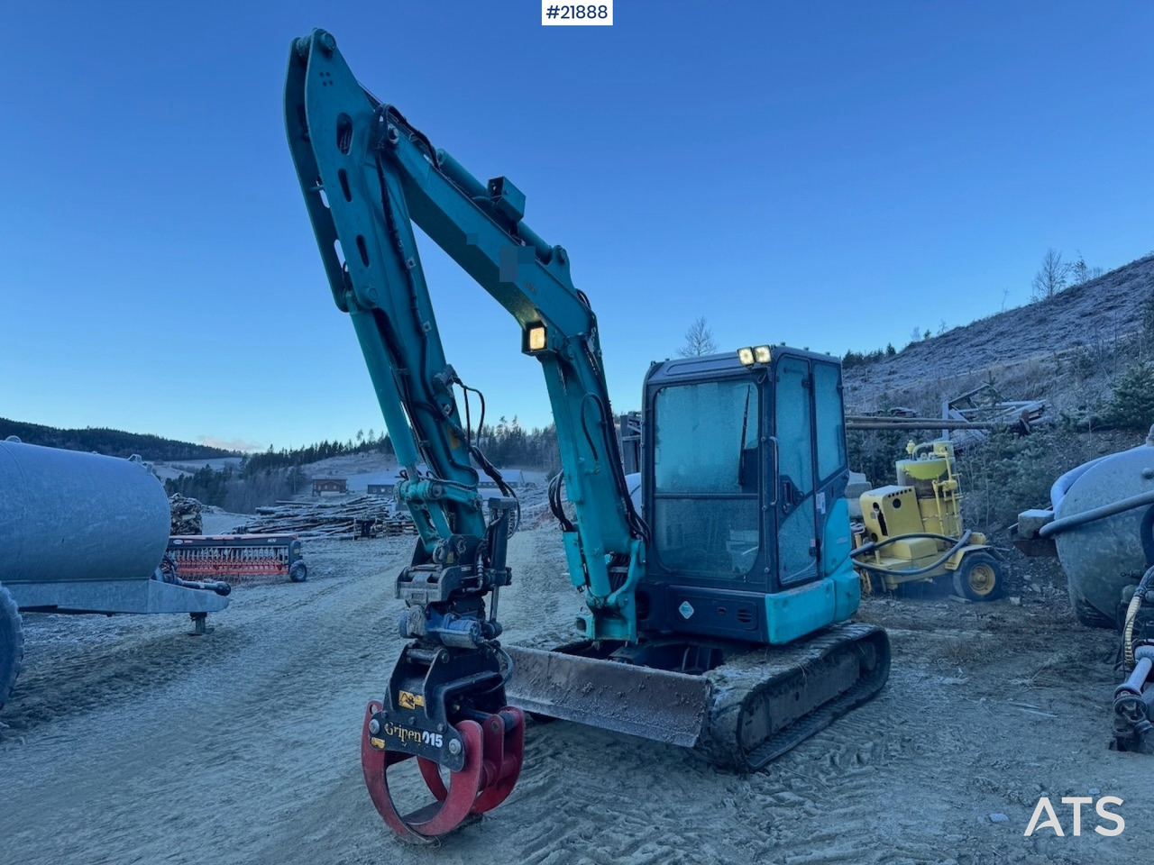 Kobelco SK55SRX-6 m/ Rototilt og 3 skuffer. 2330 timer! SE VIDEO - Верижен багер: снимка 1 Kobelco SK55SRX-6 m/ Rototilt og 3 skuffer. 2330 timer! SE VIDEO - Верижен багер: снимка 1