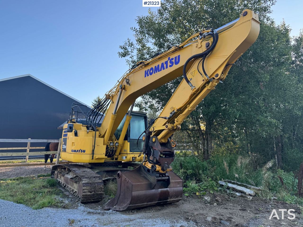 Komatsu PC228 m/ pusseskuffe og rotortilt! - Верижен багер: снимка 5 Komatsu PC228 m/ pusseskuffe og rotortilt! - Верижен багер: снимка 5