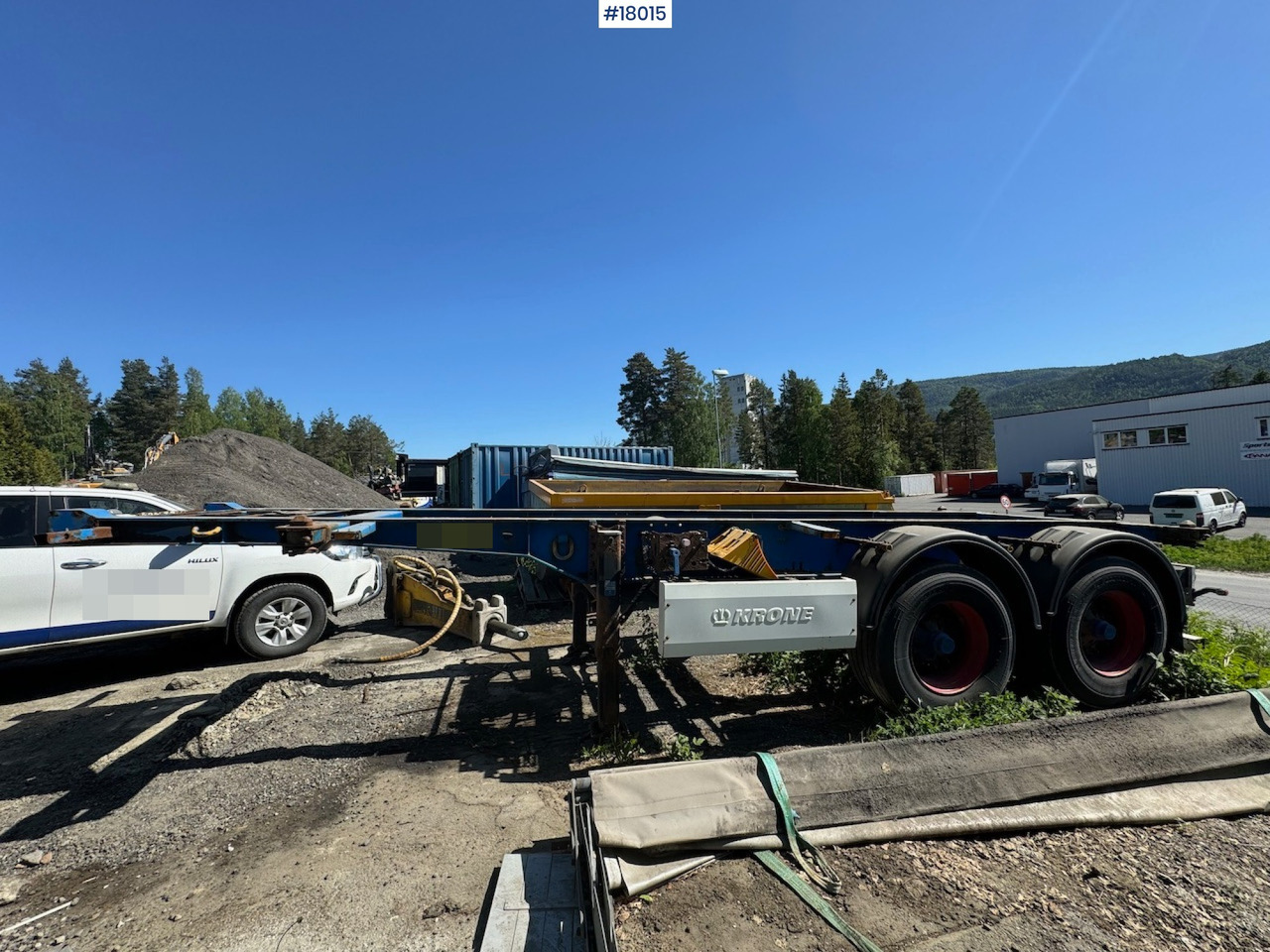 Krone containerhenger - Контейнеровоз/ Сменна каросерия полуремарке: снимка 2 Krone containerhenger - Контейнеровоз/ Сменна каросерия полуремарке: снимка 2