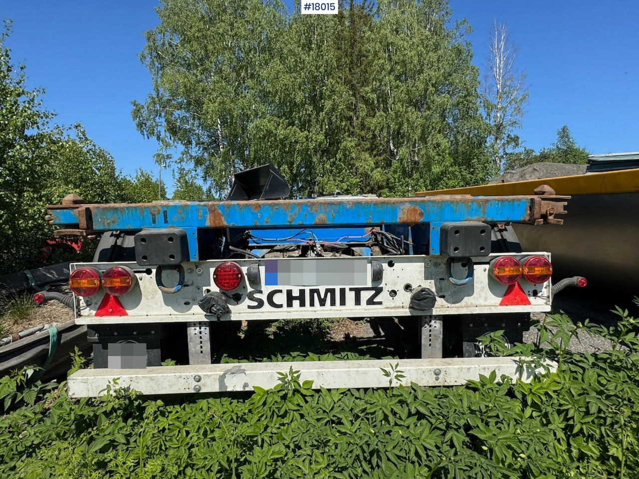 Krone containerhenger - Контейнеровоз/ Сменна каросерия полуремарке: снимка 4 Krone containerhenger - Контейнеровоз/ Сменна каросерия полуремарке: снимка 4