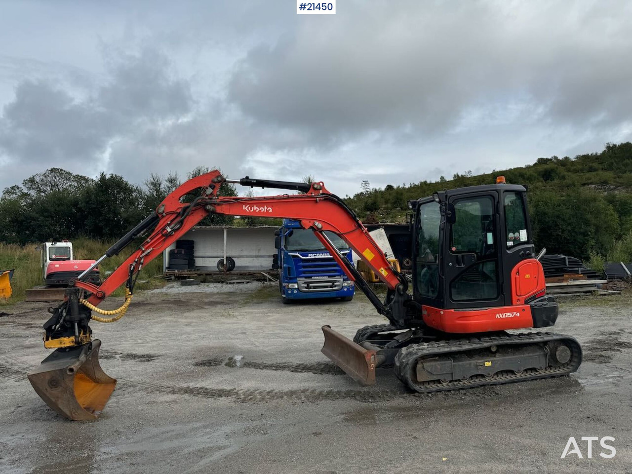 Kubota KX 057-4 - Верижен багер: снимка 2 Kubota KX 057-4 - Верижен багер: снимка 2