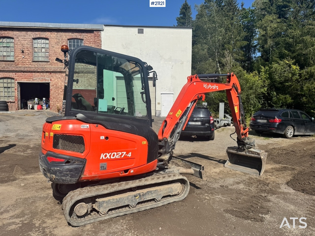 Kubota KX027-4 - Мини багер: снимка 1 Kubota KX027-4 - Мини багер: снимка 1