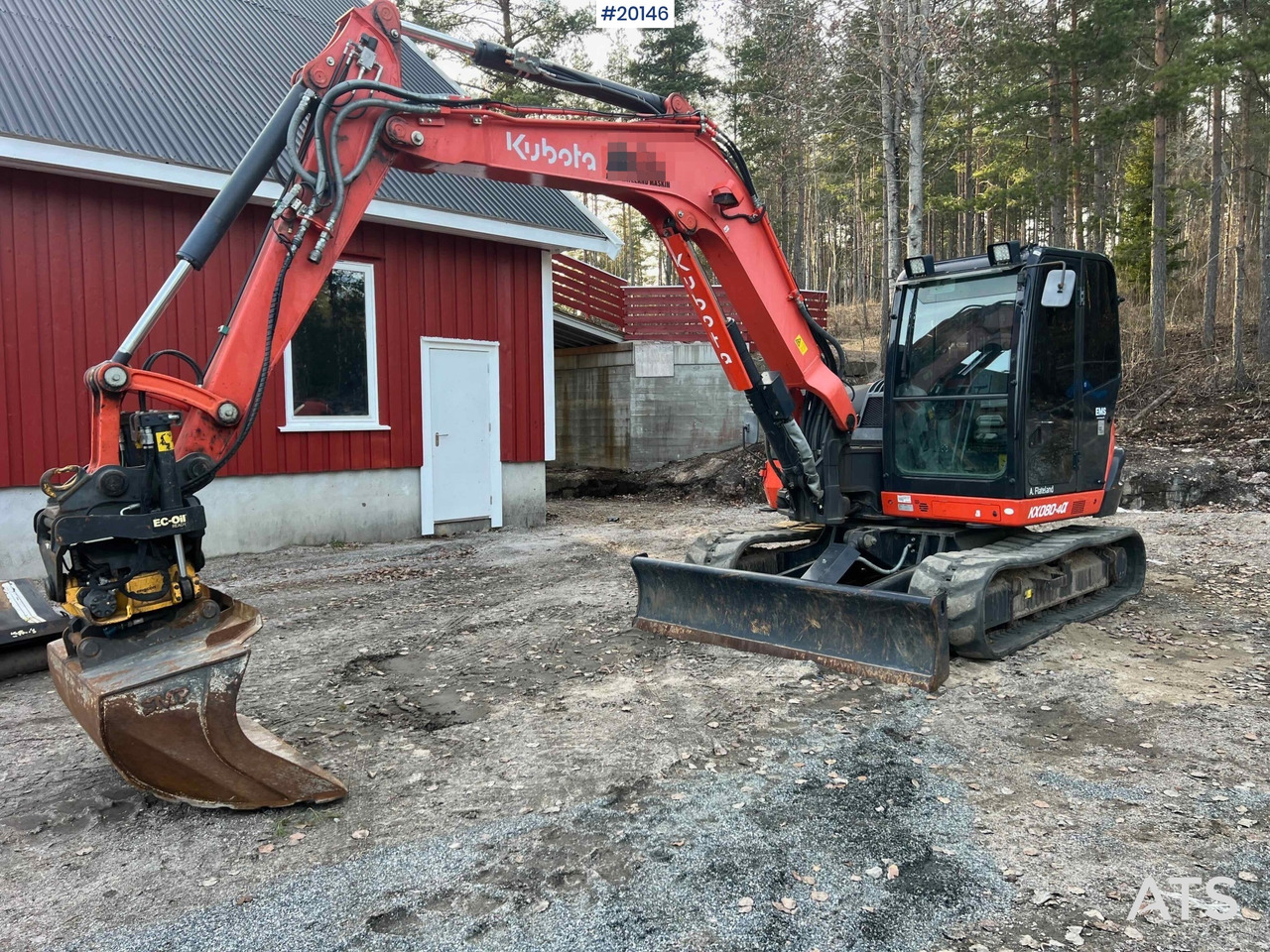 Kubota KX080-4 - Багер: снимка 1 Kubota KX080-4 - Багер: снимка 1