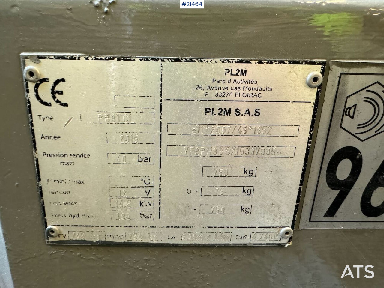 Lancy PH9TCL Gysepumpe - Стационарна бетон помпа: снимка 4 Lancy PH9TCL Gysepumpe - Стационарна бетон помпа: снимка 4