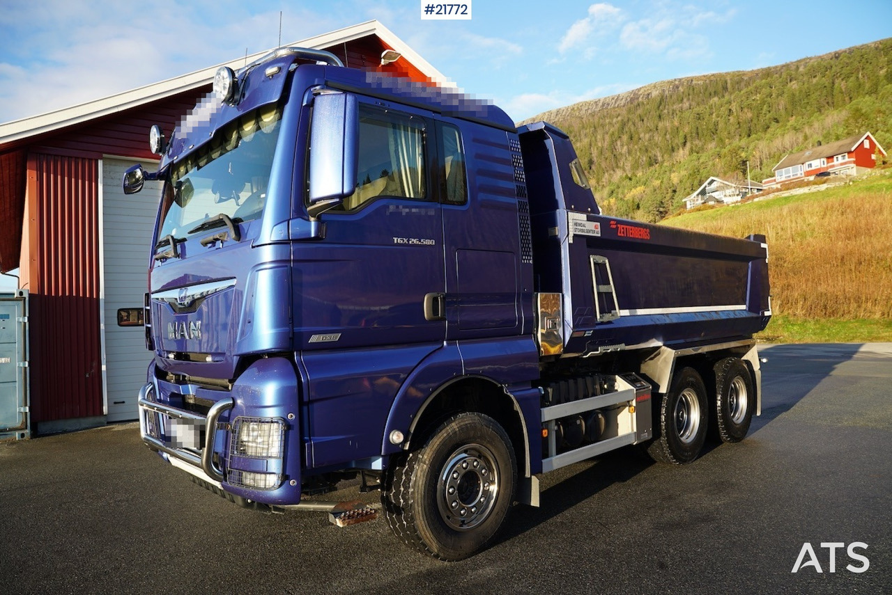 MAN 2018 Man TGX 26.580 6x4 tippbil med stålfjæring - Самосвал камион: снимка 1 MAN 2018 Man TGX 26.580 6x4 tippbil med stålfjæring - Самосвал камион: снимка 1