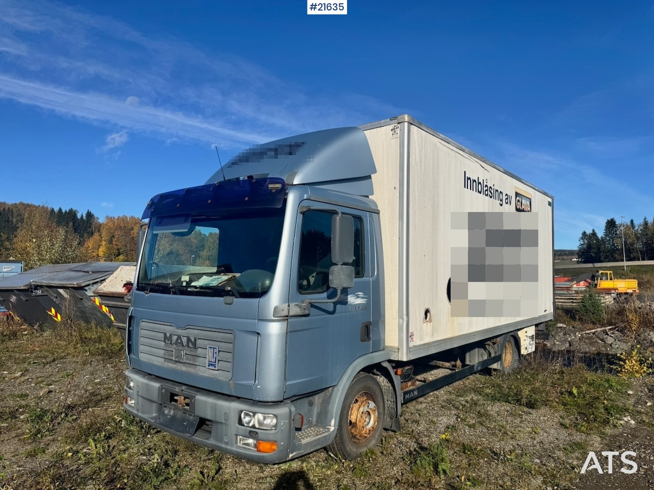 MAN MAN TGL 8.180 4x2 Skapbil - Камион фургон: снимка 1 MAN MAN TGL 8.180 4x2 Skapbil - Камион фургон: снимка 1