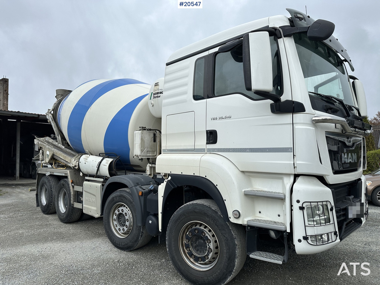 MAN TGS 35.510 8x4 betongbil med 9 meter hydr. renne (gullavtale) - Бетоновоз: снимка 4 MAN TGS 35.510 8x4 betongbil med 9 meter hydr. renne (gullavtale) - Бетоновоз: снимка 4