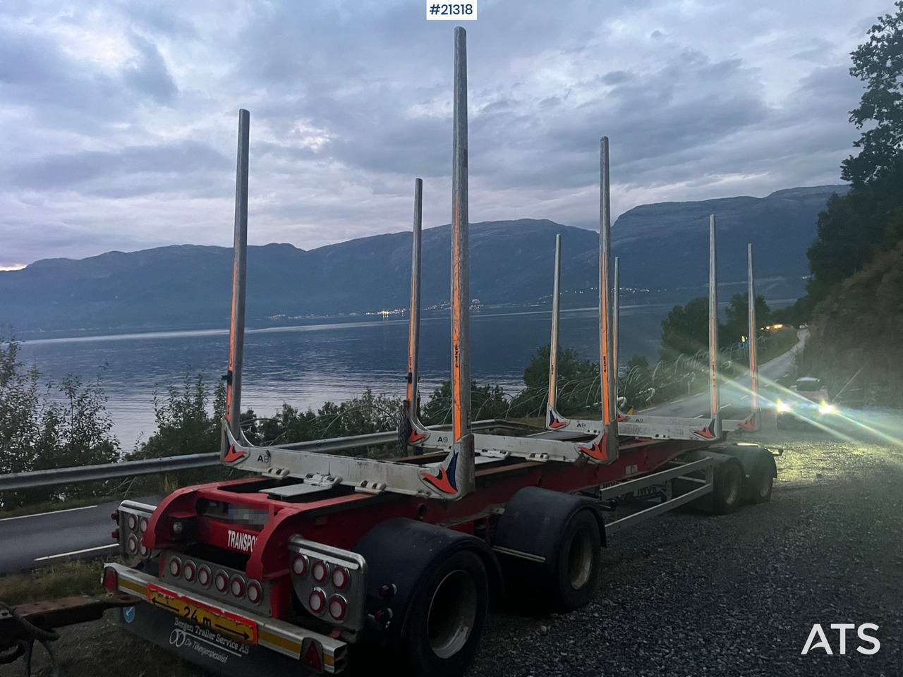 MVB10 MVB10-FLS4 4 akslet Tømmerhenger - Ремарке за дърва: снимка 5 MVB10 MVB10-FLS4 4 akslet Tømmerhenger - Ремарке за дърва: снимка 5