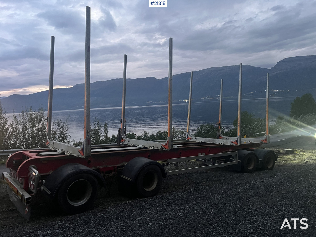 MVB10 MVB10-FLS4 4 akslet Tømmerhenger - Ремарке за дърва: снимка 4 MVB10 MVB10-FLS4 4 akslet Tømmerhenger - Ремарке за дърва: снимка 4