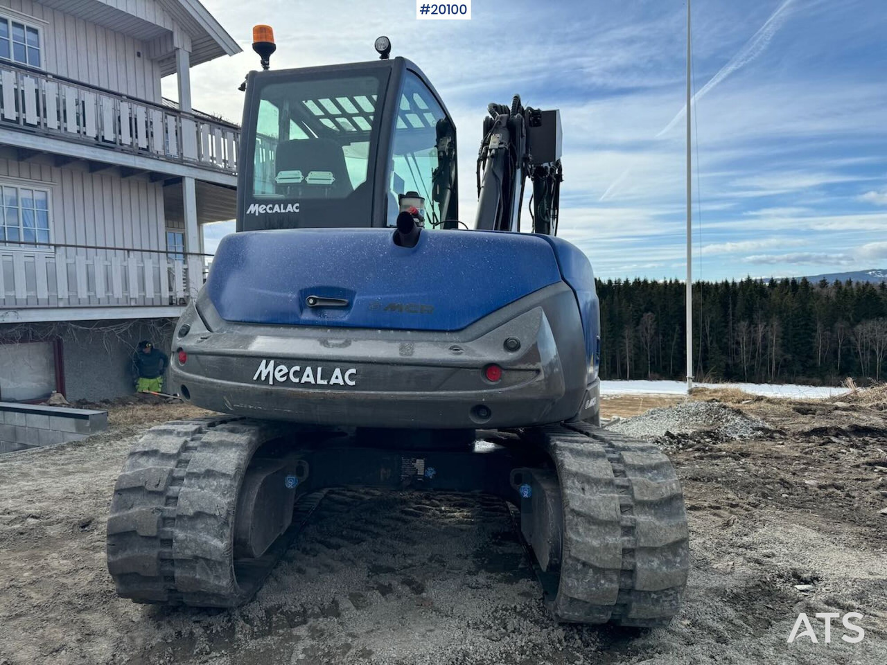 Mecalac 8 MCR-T4 - Мини багер: снимка 4 Mecalac 8 MCR-T4 - Мини багер: снимка 4
