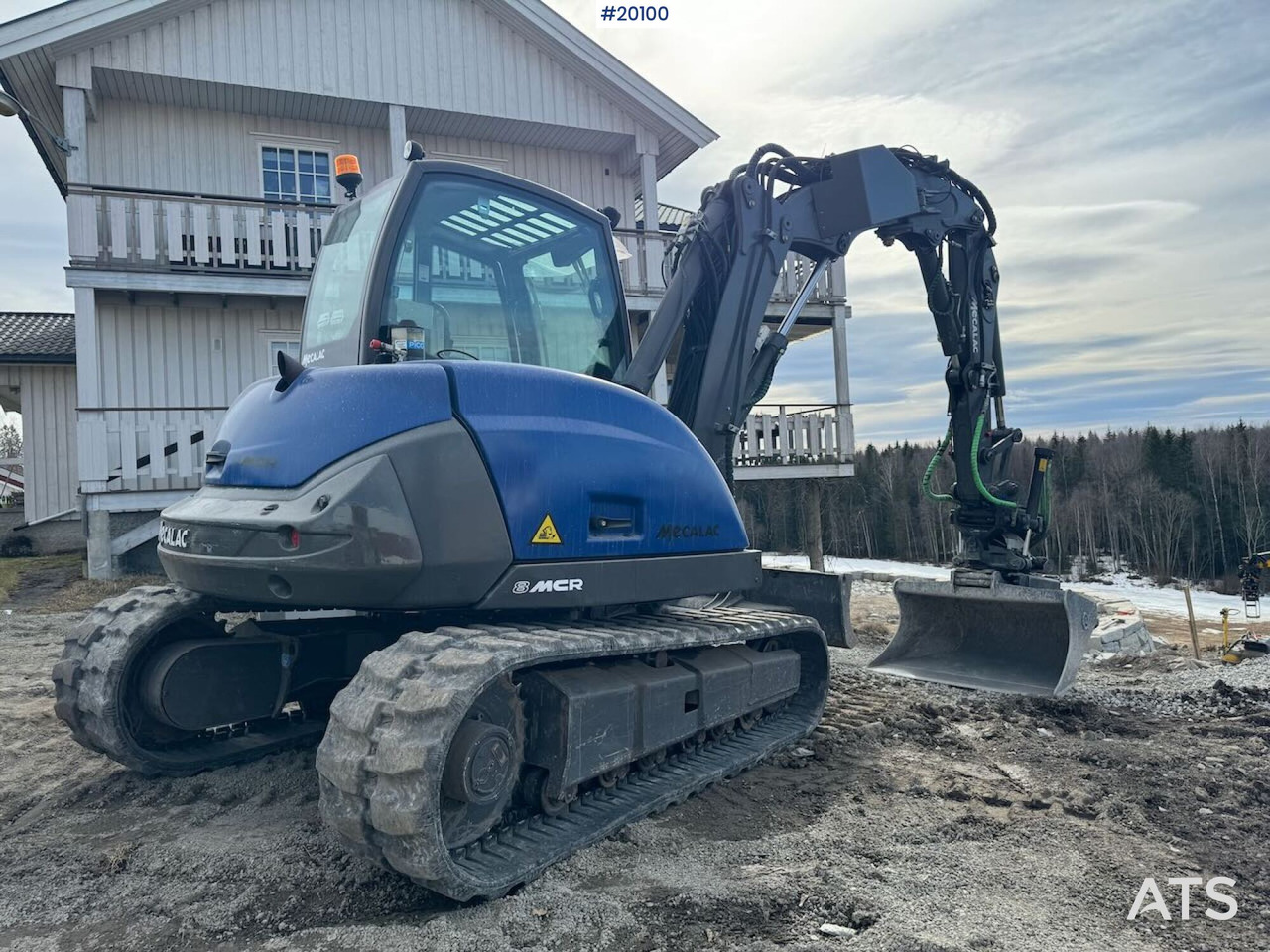 Mecalac 8 MCR-T4 - Мини багер: снимка 5 Mecalac 8 MCR-T4 - Мини багер: снимка 5