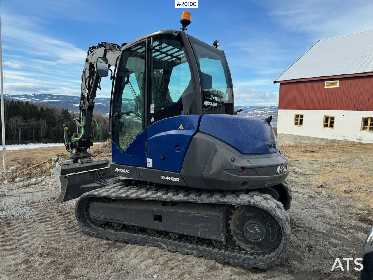 Mecalac 8 MCR-T4 - Мини багер: снимка 3 Mecalac 8 MCR-T4 - Мини багер: снимка 3