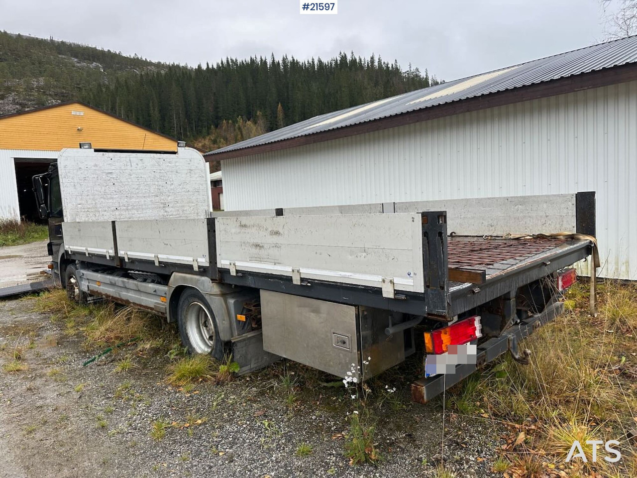 Mercedes 1524 L planbil m/ ny kompressor og vinterdekk. Ikke EU godkjent. - Бордови камион: снимка 4 Mercedes 1524 L planbil m/ ny kompressor og vinterdekk. Ikke EU godkjent. - Бордови камион: снимка 4