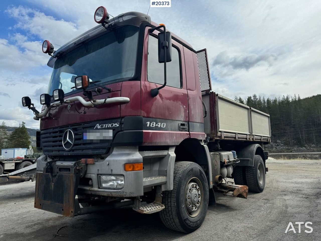Mercedes Actros 1840 - Самосвал камион: снимка 3 Mercedes Actros 1840 - Самосвал камион: снимка 3