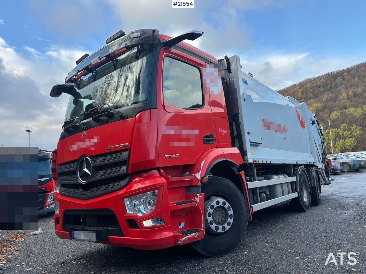 Mercedes Actros 2543 6x2 2 – kammers komprimatorbil m/ 2020 JOAB Anaconda twin påbygg - Боклукчийска кола: снимка 3 Mercedes Actros 2543 6x2 2 – kammers komprimatorbil m/ 2020 JOAB Anaconda twin påbygg - Боклукчийска кола: снимка 3