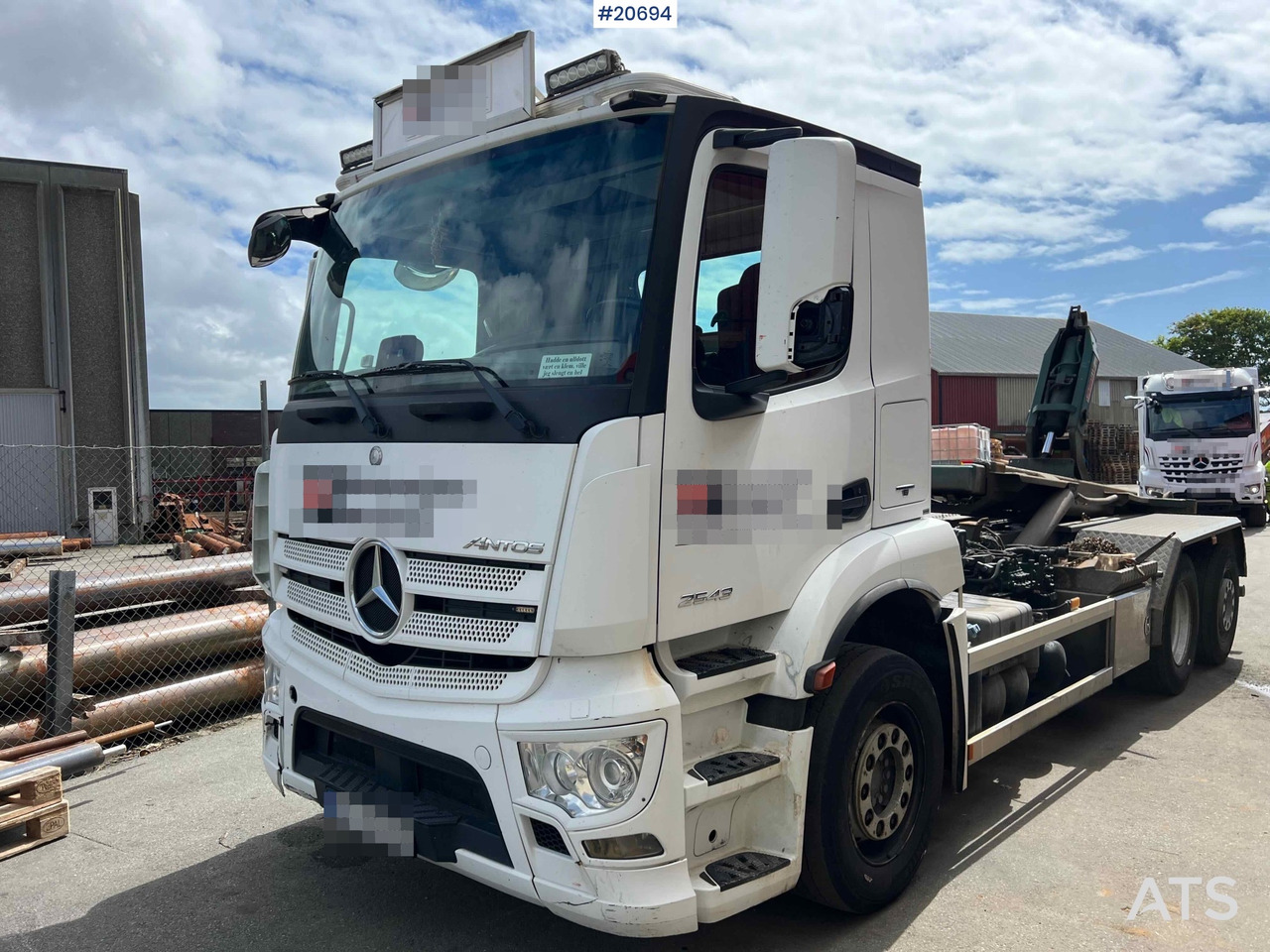Mercedes Antos 2543 - Мултилифт с кука камион: снимка 1 Mercedes Antos 2543 - Мултилифт с кука камион: снимка 1
