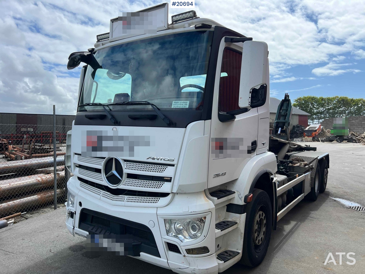 Mercedes Antos 2543 - Мултилифт с кука камион: снимка 2 Mercedes Antos 2543 - Мултилифт с кука камион: снимка 2