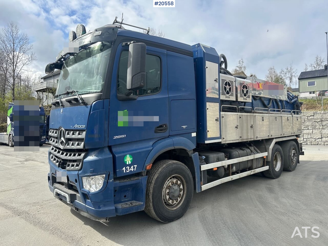 Mercedes Arocs - Каналопочистваща машина: снимка 1 Mercedes Arocs - Каналопочистваща машина: снимка 1