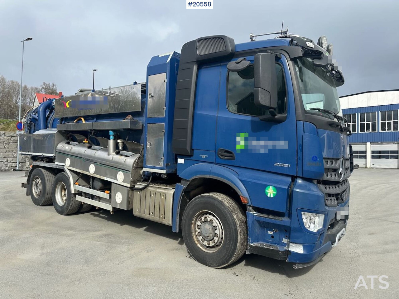 Mercedes Arocs - Каналопочистваща машина: снимка 3 Mercedes Arocs - Каналопочистваща машина: снимка 3