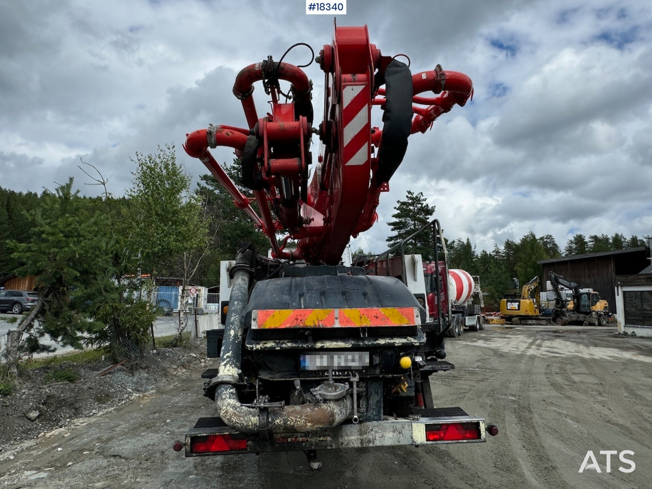 Mercedes Arocs - Бетон помпа: снимка 4 Mercedes Arocs - Бетон помпа: снимка 4
