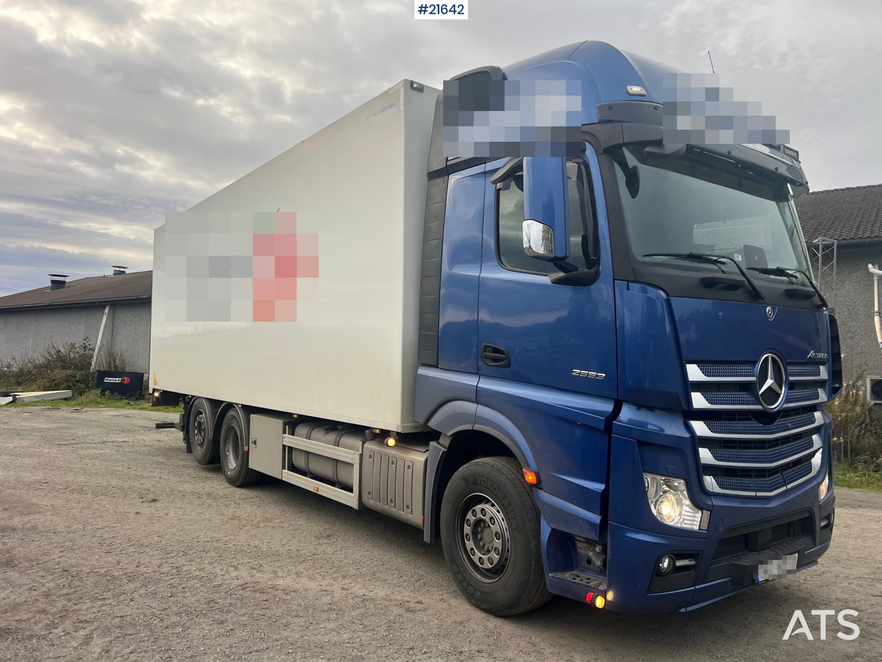 Mercedes-Benz Actrox 6x2 skapbil m/ kjøl/frys aggregat - Камион фургон: снимка 4 Mercedes-Benz Actrox 6x2 skapbil m/ kjøl/frys aggregat - Камион фургон: снимка 4