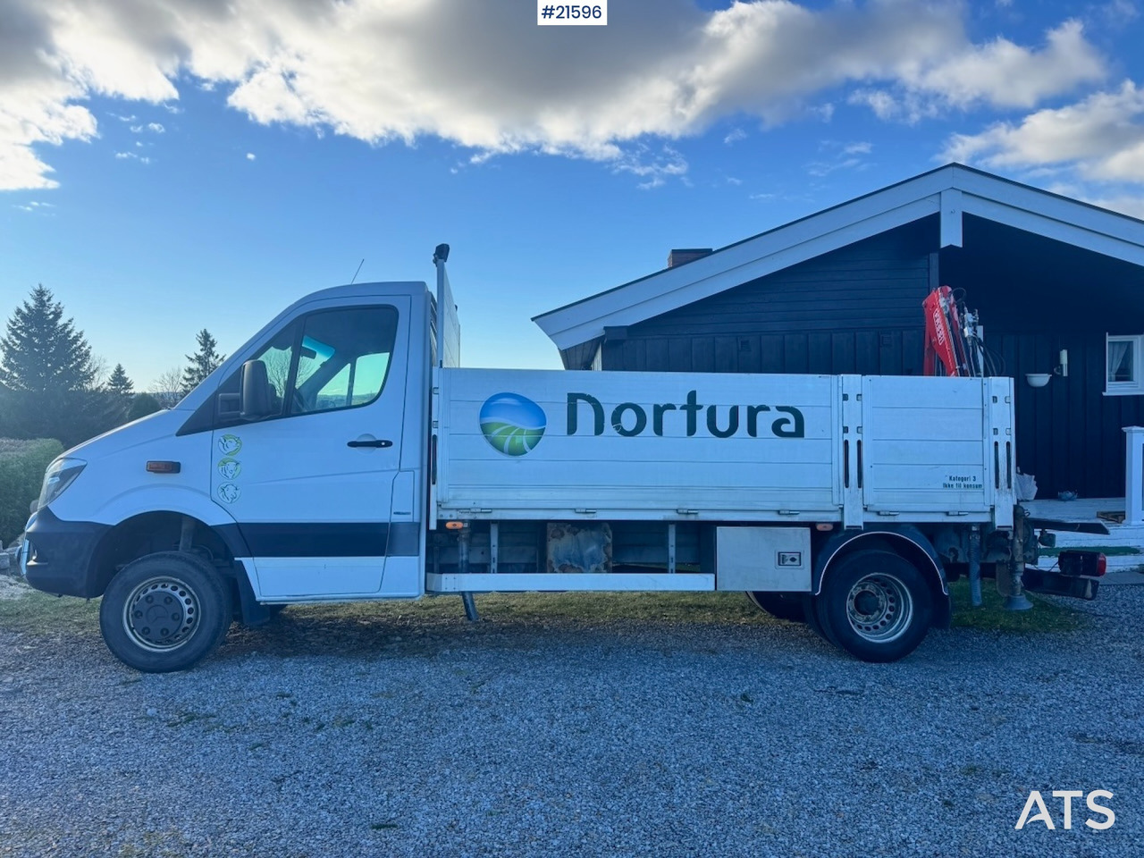 Mercedes-Benz Sprinter 519 4x4 nødslaktbil med vinsj og bakmontert Fassi kran - Товарен бус: снимка 3 Mercedes-Benz Sprinter 519 4x4 nødslaktbil med vinsj og bakmontert Fassi kran - Товарен бус: снимка 3