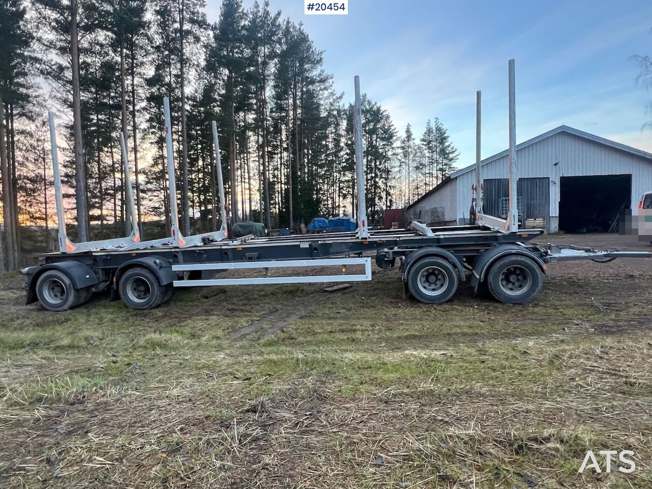 Mjølby Mjøby Tømmerhenger - Ремарке за дърва: снимка 2 Mjølby Mjøby Tømmerhenger - Ремарке за дърва: снимка 2