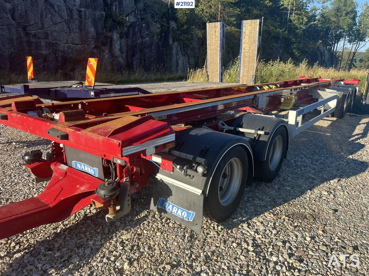 Narko 4 akslet container henger - Мултилифт/ Лифтдъмпер ремарке: снимка 1 Narko 4 akslet container henger - Мултилифт/ Лифтдъмпер ремарке: снимка 1