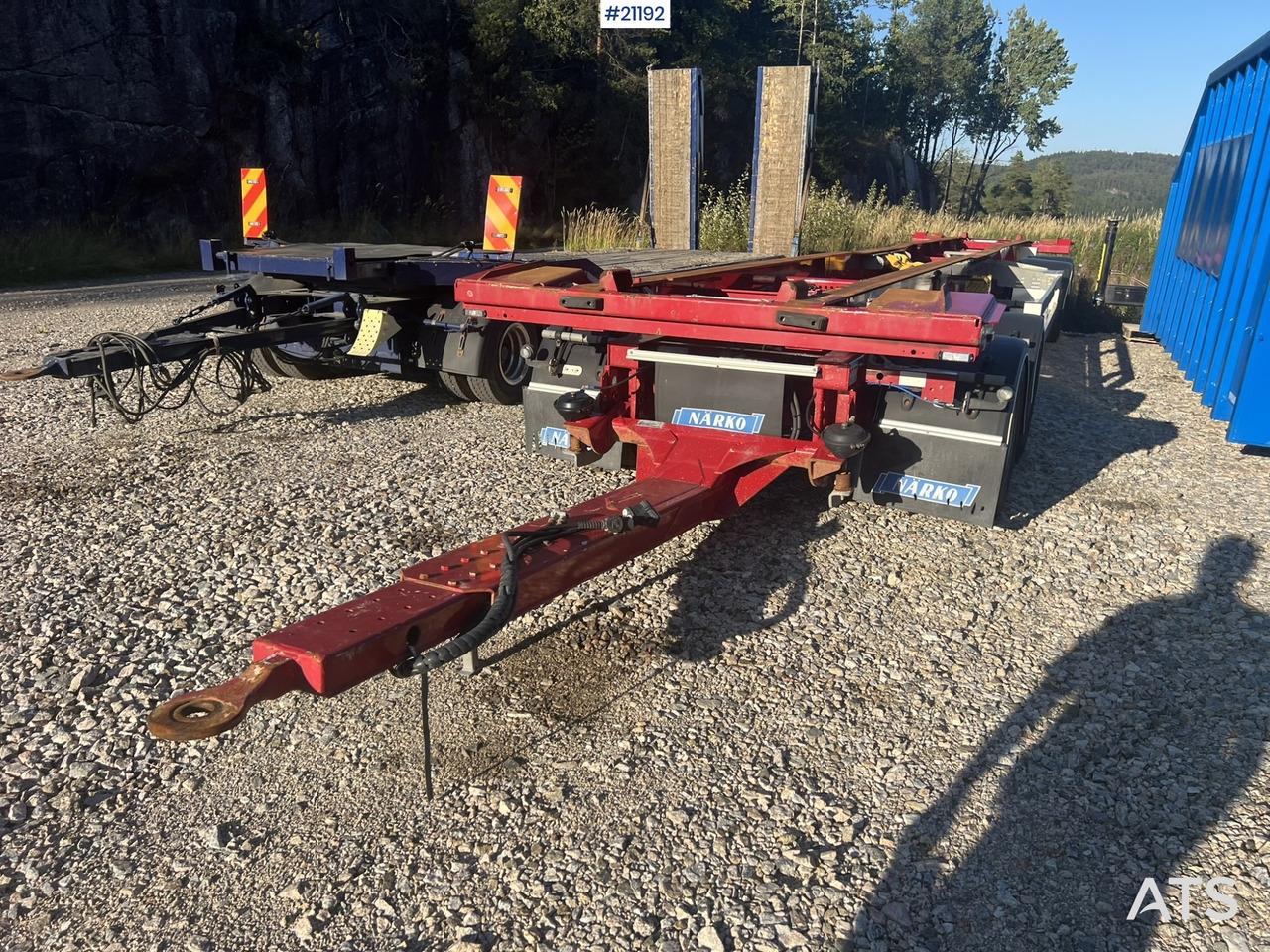 Narko 4 akslet container henger - Мултилифт/ Лифтдъмпер ремарке: снимка 3 Narko 4 akslet container henger - Мултилифт/ Лифтдъмпер ремарке: снимка 3