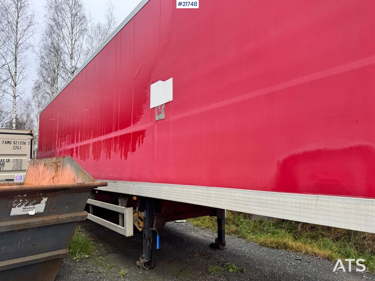 Narko Skapsemi m/ full sideåpning - Затворена каросерия полуремарке: снимка 3 Narko Skapsemi m/ full sideåpning - Затворена каросерия полуремарке: снимка 3