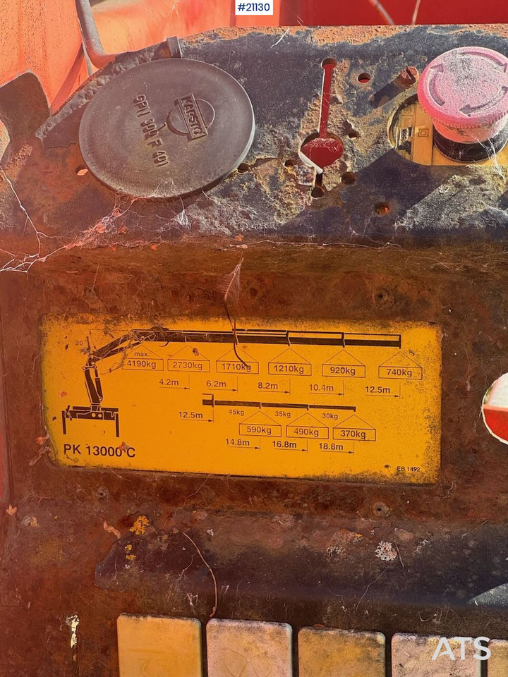 Palfinger PK 13000 - Кран за камион за Камион: снимка 5 Palfinger PK 13000 - Кран за камион за Камион: снимка 5