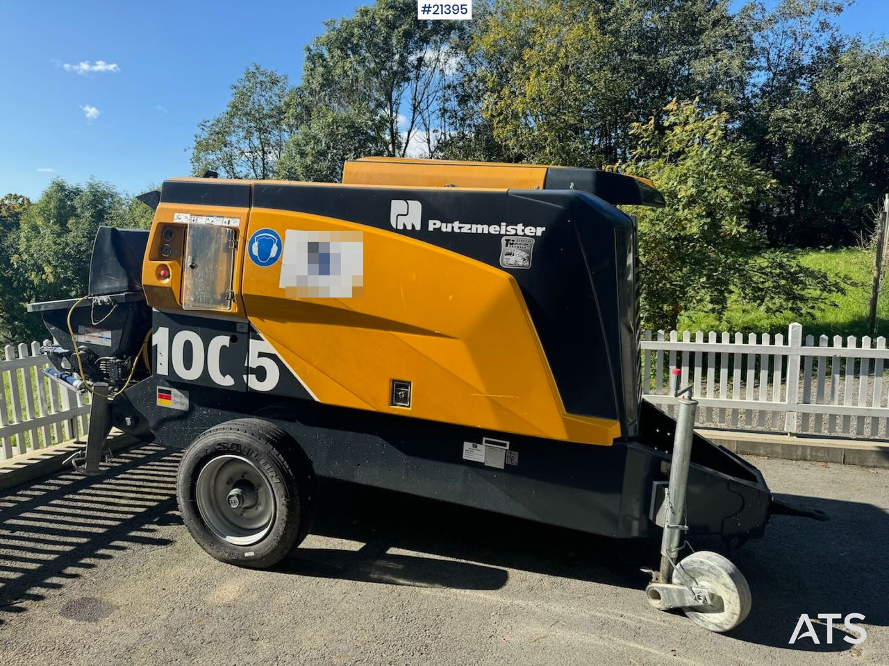 Putzmeister BSA 1005 D5 - Стационарна бетон помпа: снимка 1 Putzmeister BSA 1005 D5 - Стационарна бетон помпа: снимка 1