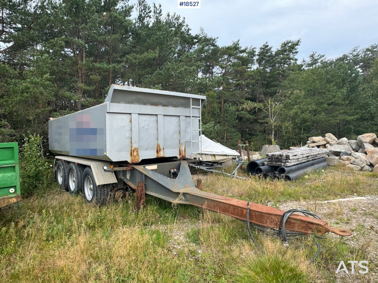 Самосвал ремарке Renders trippelkjerre: снимка 7