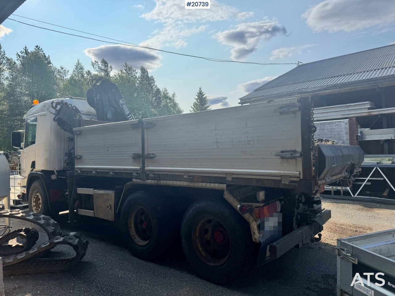 Scania P124 - Бордови камион, Камион с кран: снимка 5 Scania P124 - Бордови камион, Камион с кран: снимка 5