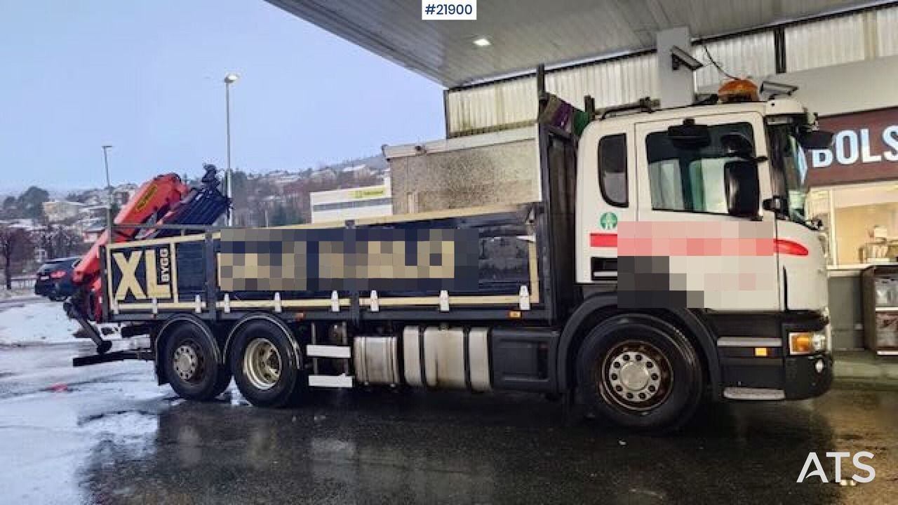 Scania P400 - Камион с кран: снимка 2 Scania P400 - Камион с кран: снимка 2