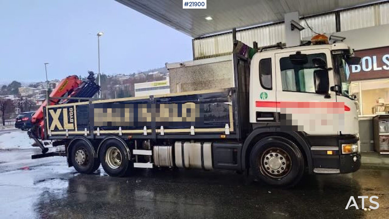 Scania P400 - Камион с кран: снимка 1 Scania P400 - Камион с кран: снимка 1