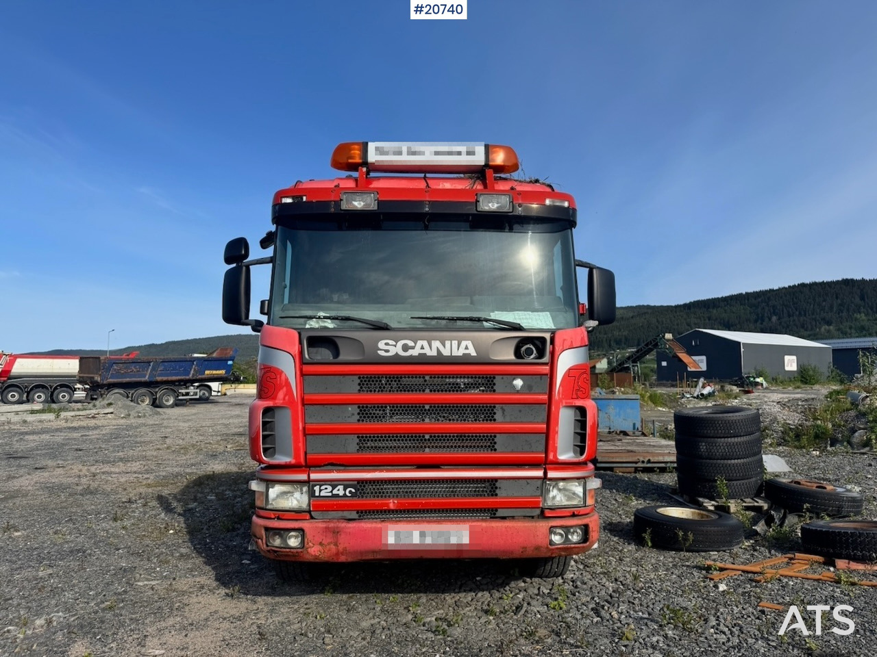 Мултилифт с кука камион Scania R124: снимка 7