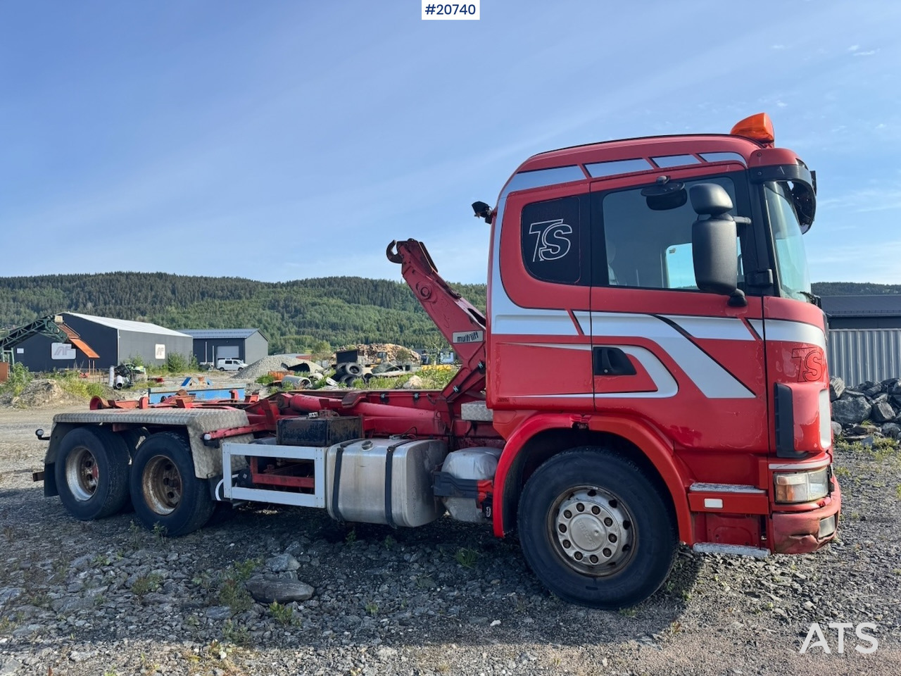Scania R124 - Мултилифт с кука камион: снимка 2 Scania R124 - Мултилифт с кука камион: снимка 2