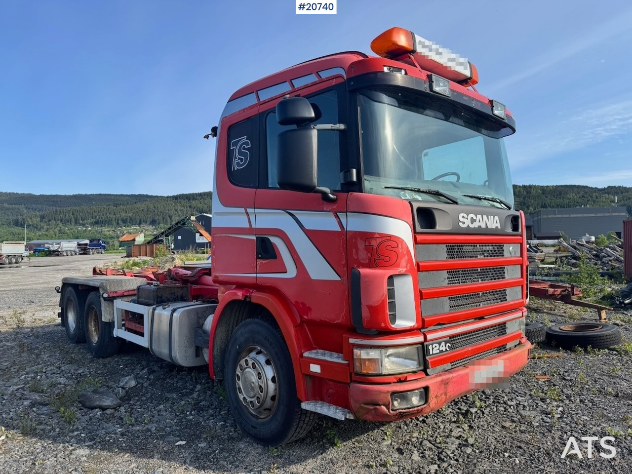 Scania R124 - Мултилифт с кука камион: снимка 1 Scania R124 - Мултилифт с кука камион: снимка 1