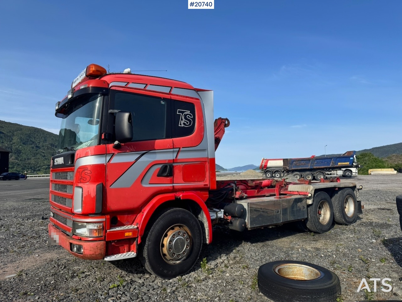Мултилифт с кука камион Scania R124: снимка 6