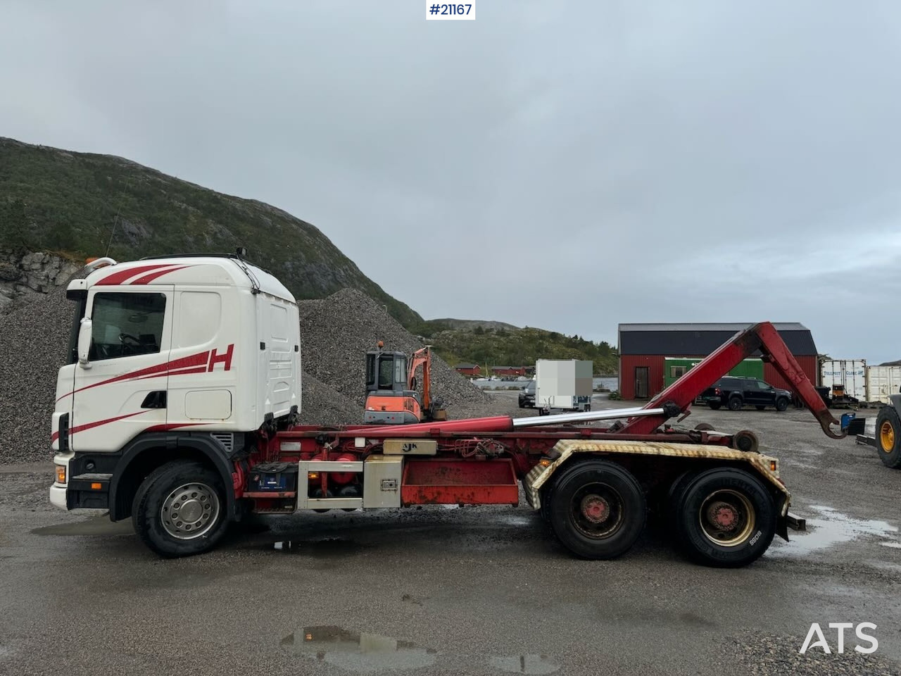 Scania R164 - Мултилифт с кука камион: снимка 3 Scania R164 - Мултилифт с кука камион: снимка 3