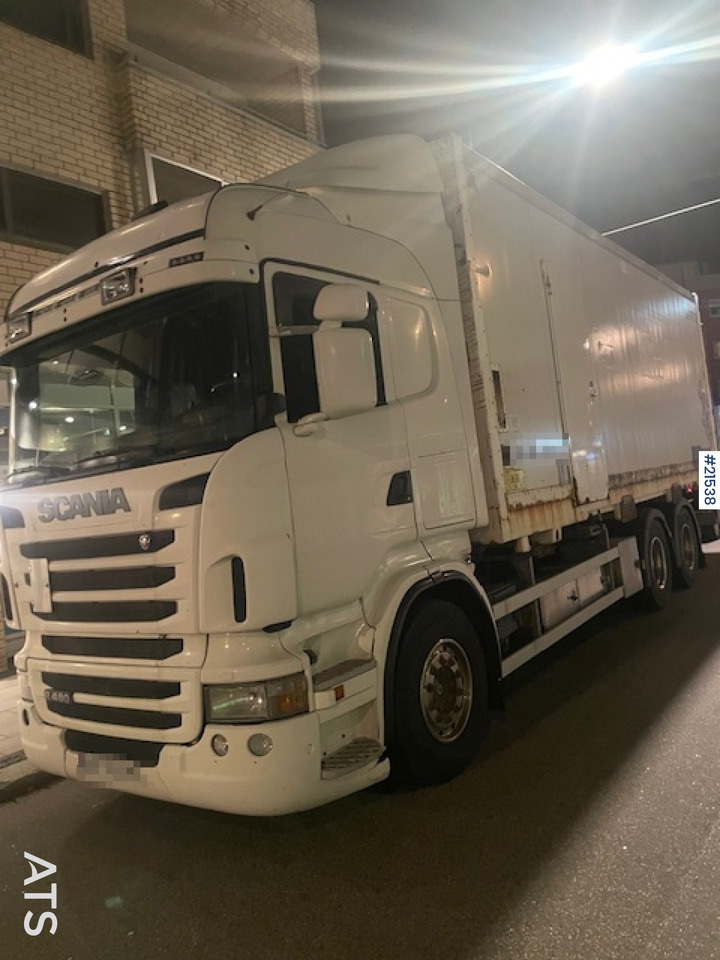 Scania R480 Skapbil m/ 2t lift - Камион фургон: снимка 1 Scania R480 Skapbil m/ 2t lift - Камион фургон: снимка 1