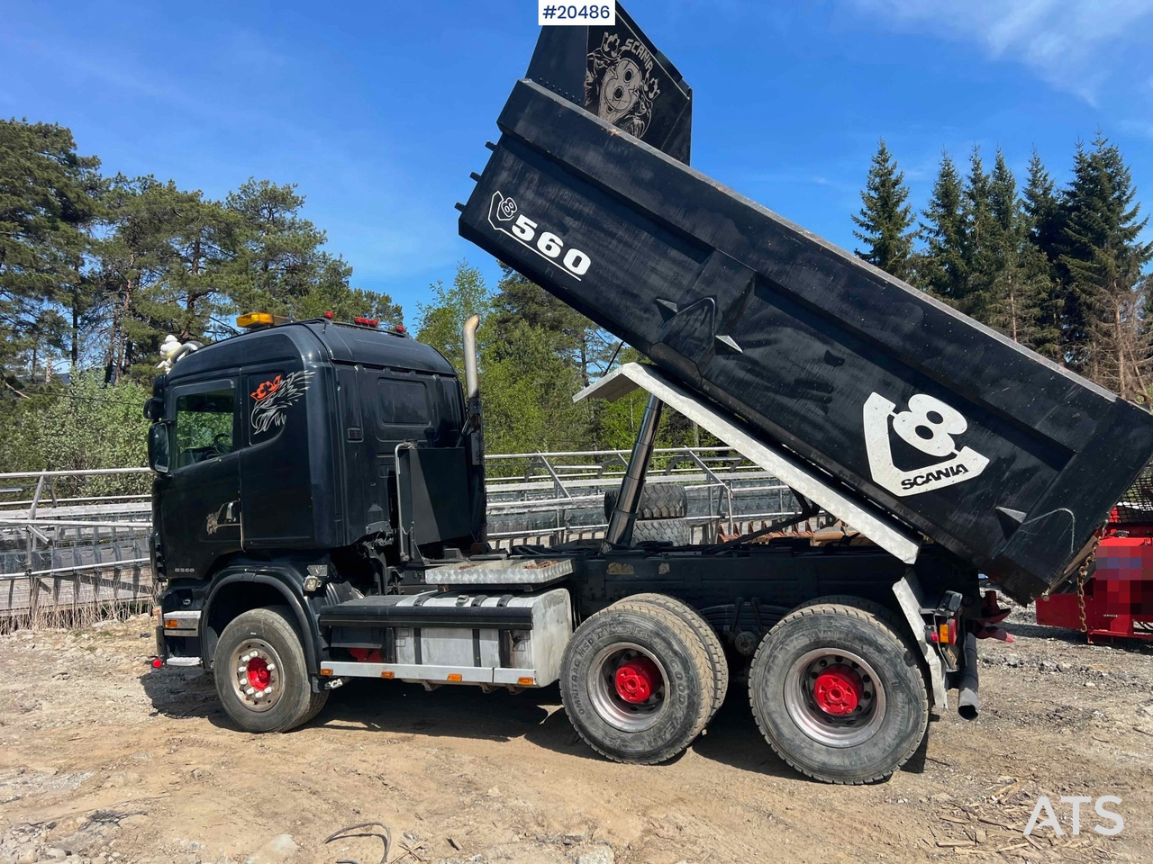 Самосвал камион Scania R560: снимка 17